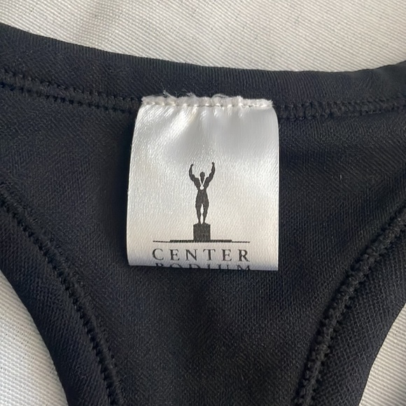 NWOT Womens First In Class Black Bra Top Center Podium - Picture 5 of 8